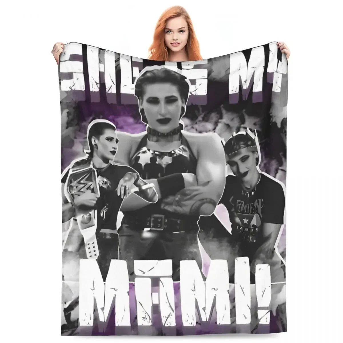 Comfort She Is My Mami! Rhea Ripley Bootleg Blanket Sofa Decorative Wrestler Throw Blankets Warm Coral Fleece Plush for Travel
Comfort She Is My Mami! Rhea Ripley Bootleg Blanket Sofa Decorative Wrestler Throw Blankets Warm Coral Fleece Plush for Travel