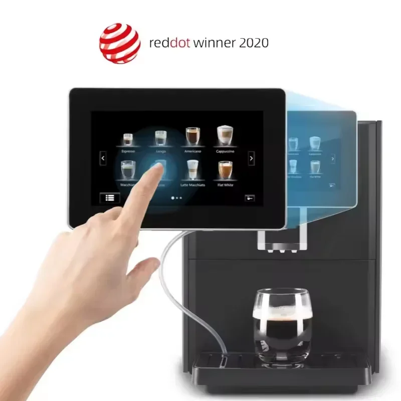 Профессиональный классический вспениватель молока, интуитивный сенсорный дисплей, умная кофеварка для эспрессо для бизнеса
Профессиональный классический вспениватель молока, интуитивный сенсорный дисплей, умная кофеварка для эспрессо для бизнеса