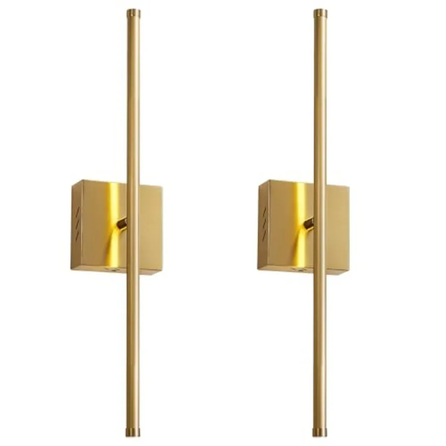Hardwired Wall Sconces Set of Two 3000K Warm White Dimmable Modern Wall Sconces 350° Rotate LED Light Fixtures Wall Lamp for Ba
Hardwired Wall Sconces Set of Two 3000K Warm White Dimmable Modern Wall Sconces 350° Rotate LED Light Fixtures Wall Lamp for Ba
