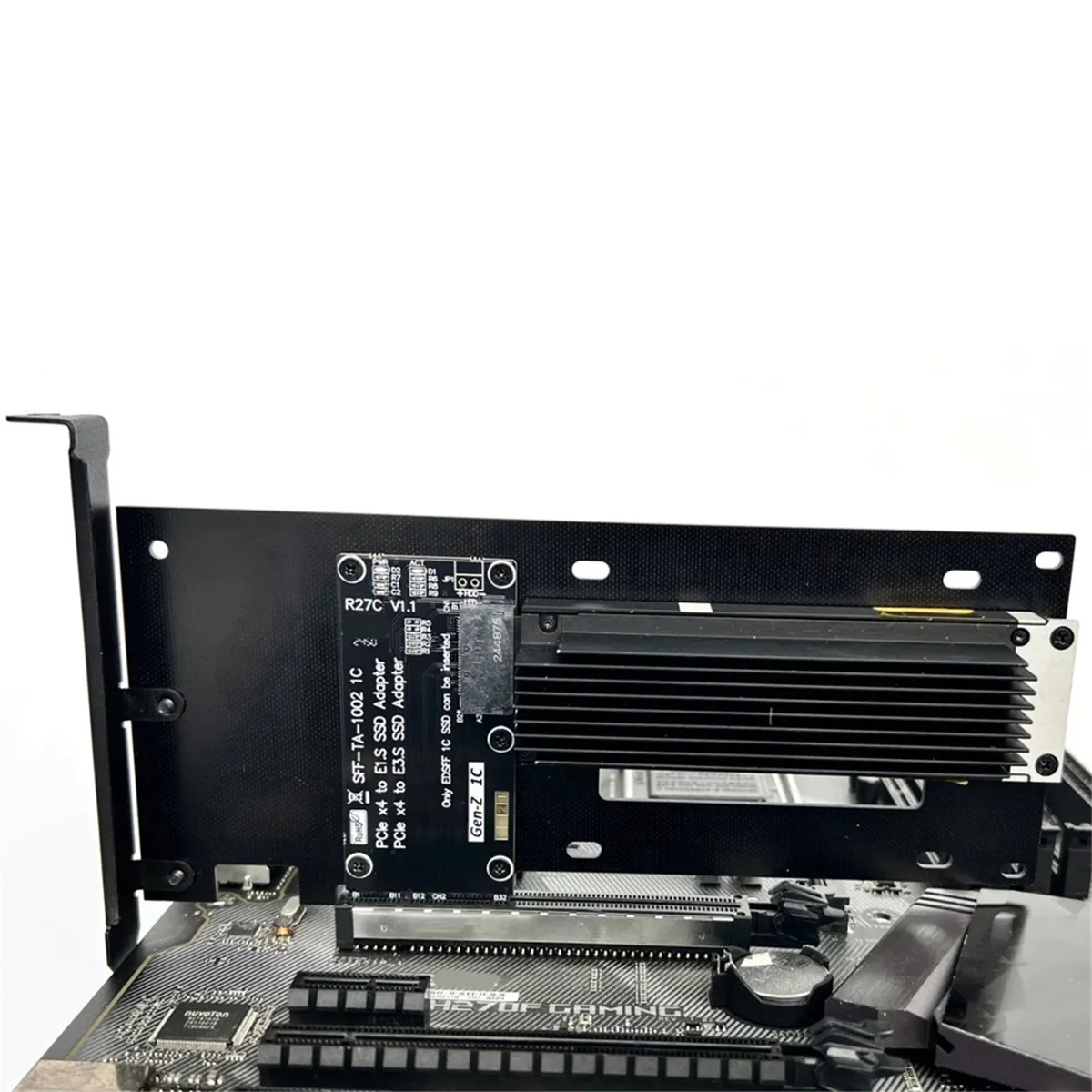AAM-PCIe 5.0 X4 to E1.S/E3.S SSD Hard Disk Adapter Card PCI-E Gen5.0 4X to E1.S/E3.S (SFF-TA-1002) Hard Drive SSD Adapter
AAM-PCIe 5.0 X4 to E1.S/E3.S SSD Hard Disk Adapter Card PCI-E Gen5.0 4X to E1.S/E3.S (SFF-TA-1002) Hard Drive SSD Adapter