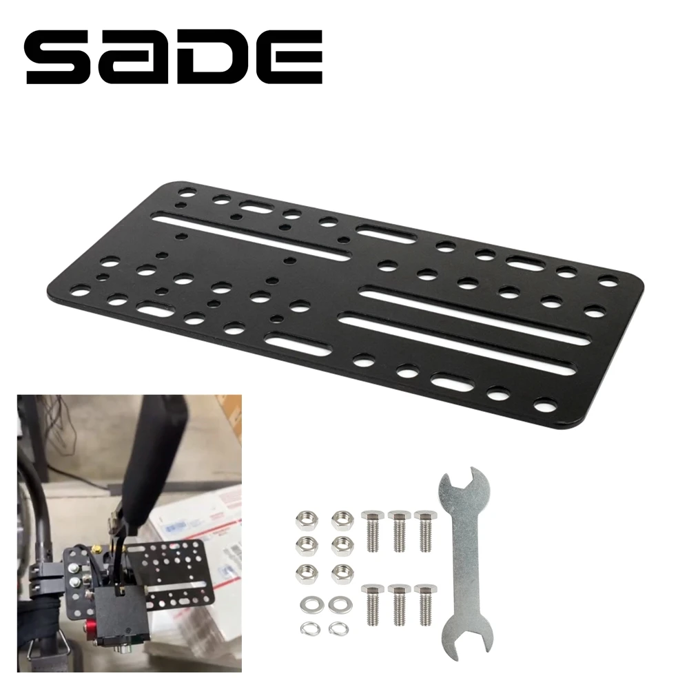 Universal USB Handbrake Mount Bracket Plate For PC Sim Racing Game Logitech G25/27/29 T500 For Thrustmaster TH8A Shifter
Universal USB Handbrake Mount Bracket Plate For PC Sim Racing Game Logitech G25/27/29 T500 For Thrustmaster TH8A Shifter