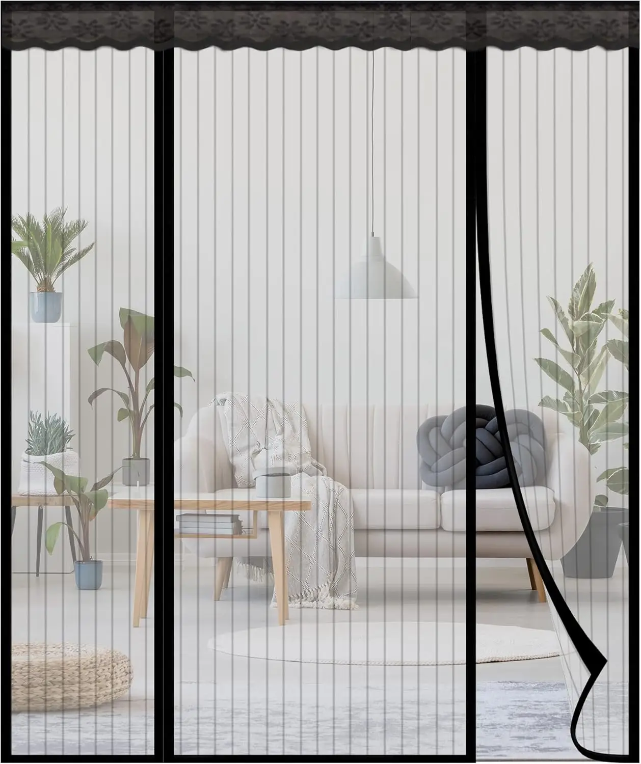 Magnetic Screen Door Mesh - Heavy Duty Double Doors Screen Closure with Magnets for Sliding, Patio, French, Front and Back Do
Magnetic Screen Door Mesh - Heavy Duty Double Doors Screen Closure with Magnets for Sliding, Patio, French, Front and Back Do