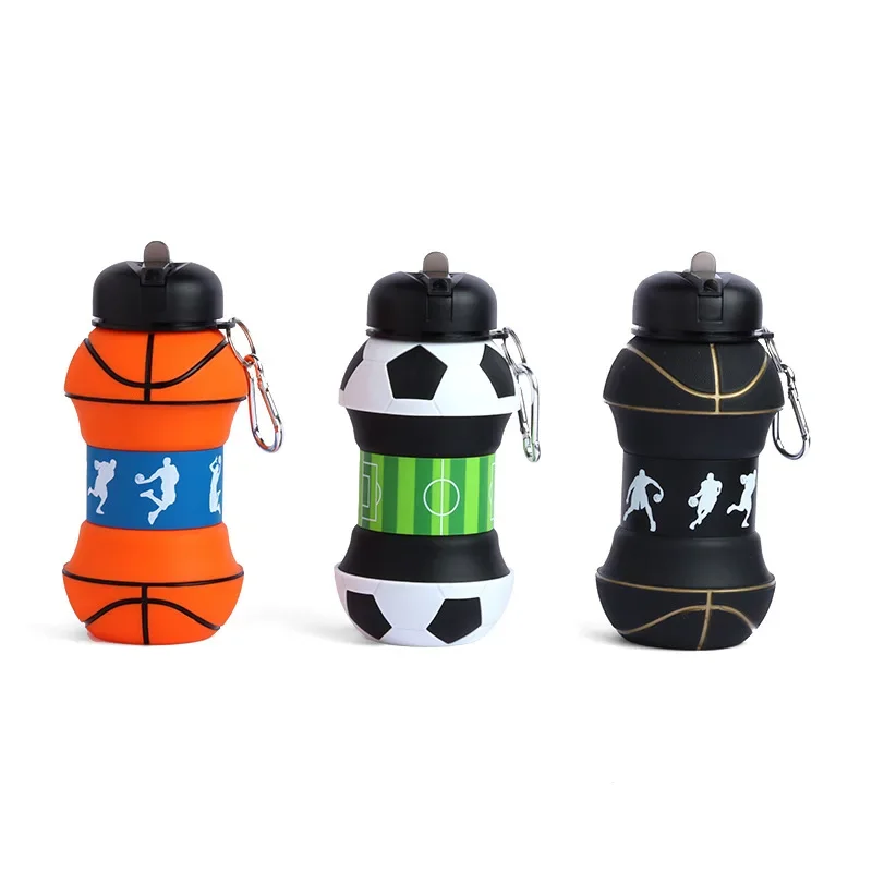 Outdoor sports water cup Spherical silicone folding cup portable drop-proof and leak-proof children's water cup
Outdoor sports water cup Spherical silicone folding cup portable drop-proof and leak-proof children's water cup