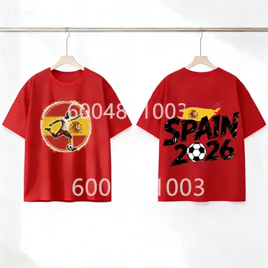 Spain Flag Retro Style Graphic Children Shirt Kid Boys Girls Summer Cotton Short Sleeve Little Soccer Fan Casual Daily Wear
Spain Flag Retro Style Graphic Children Shirt Kid Boys Girls Summer Cotton Short Sleeve Little Soccer Fan Casual Daily Wear