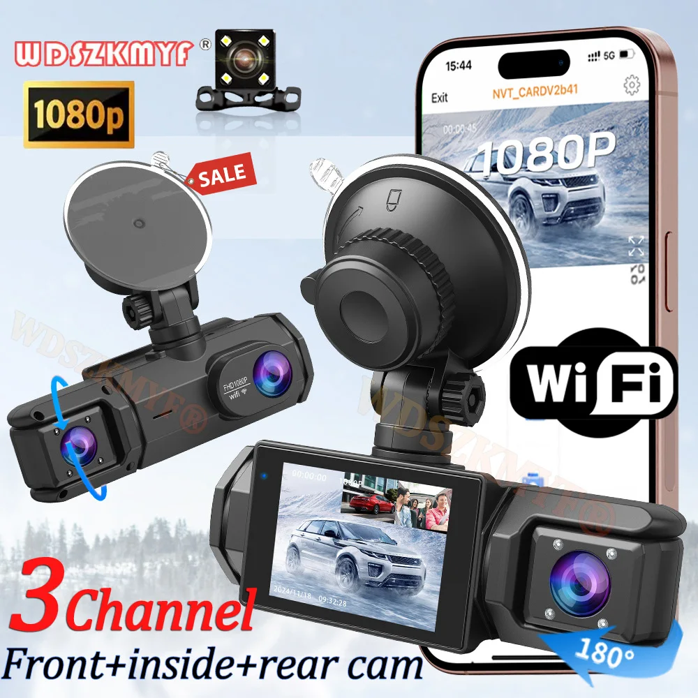 2/3 канала WIFI видеорегистратор для автомобиля 1080P видеорегистратор передняя задняя камера видеорегистратор черный ящик автомобильный видеорегистратор дополнительная камера заднего вида
2/3 канала WIFI видеорегистратор для автомобиля 1080P видеорегистратор передняя задняя камера видеорегистратор черный ящик автомобильный видеорегистратор дополнительная камера заднего вида