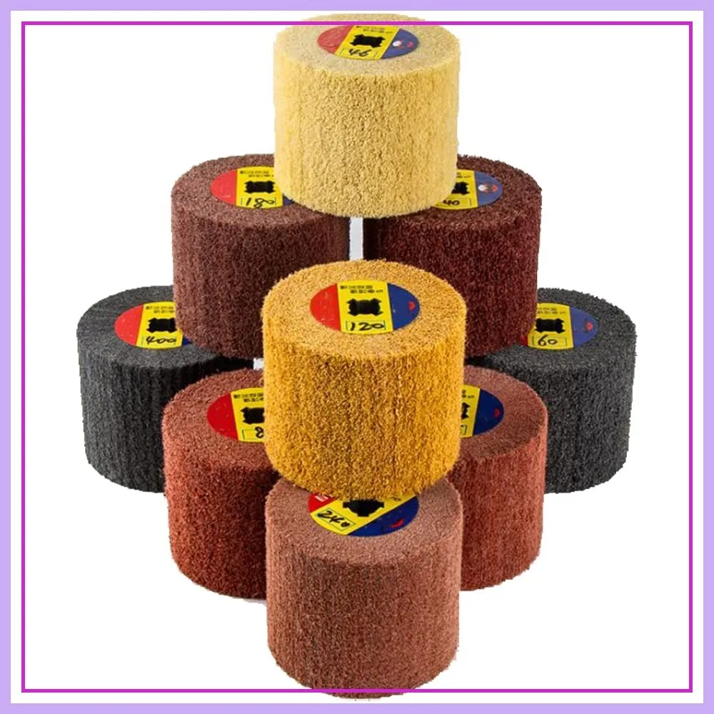 7 Pcs Abrasive Drawing Wheel Burnishing Wheel, 4.7" x 4" Surface Conditioning Tool Drum for Metal, Grit 60#-600#
7 Pcs Abrasive Drawing Wheel Burnishing Wheel, 4.7" x 4" Surface Conditioning Tool Drum for Metal, Grit 60#-600#