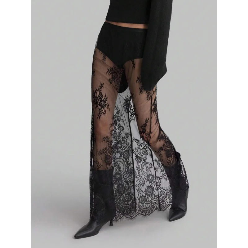 Mesh Lace Flare Pants Y 25838 Women's Fashion Spring 2026 Neutral Style Other Fabric Other Process Other Design
Mesh Lace Flare Pants Y 25838 Women's Fashion Spring 2026 Neutral Style Other Fabric Other Process Other Design