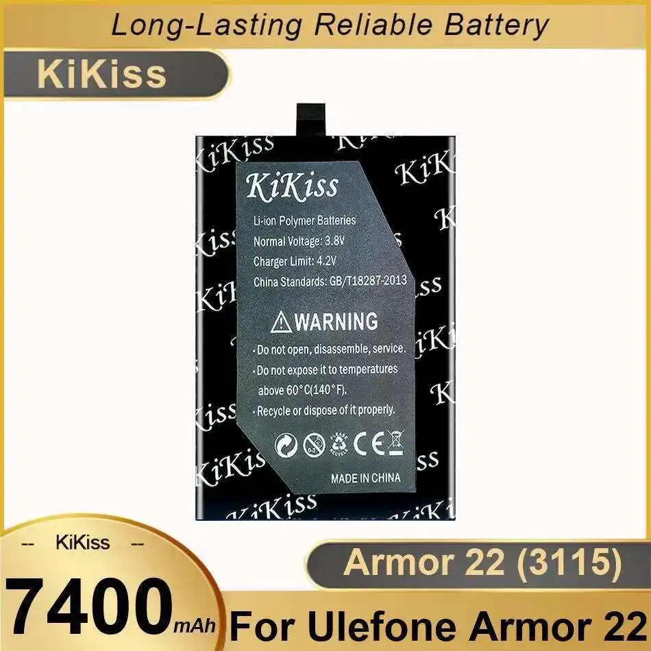 Mobile Phone Battery 7400Mah Premium Replacement Reliable Power For Ulefone Armor 22 3115
Mobile Phone Battery 7400Mah Premium Replacement Reliable Power For Ulefone Armor 22 3115