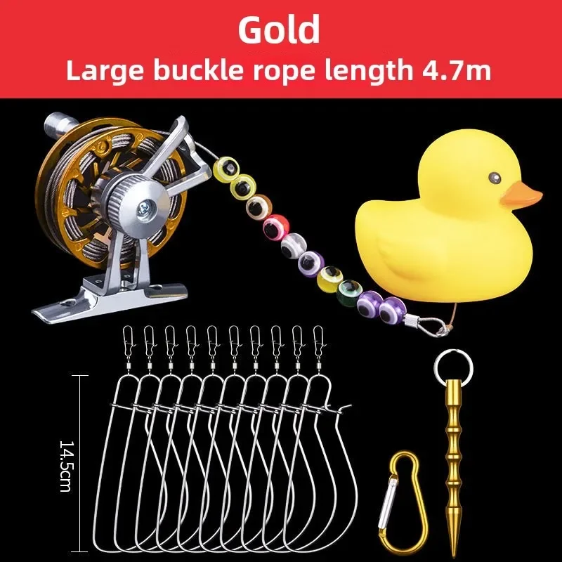 New Fish Stringer Snaps Buckle Eye-Catching Float with Reel Portable Fishing Lock Hollow Thread Cup Smooth Durable Accessorie
New Fish Stringer Snaps Buckle Eye-Catching Float with Reel Portable Fishing Lock Hollow Thread Cup Smooth Durable Accessorie
