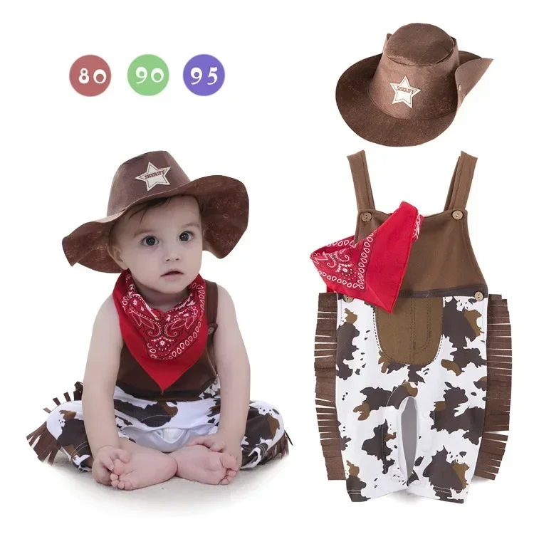 Cowboy Costume Rompers For Baby Boys Toddler Infant Halloween Christmas Birthday Party Cosplay Costumes Fancy Dress
Cowboy Costume Rompers For Baby Boys Toddler Infant Halloween Christmas Birthday Party Cosplay Costumes Fancy Dress