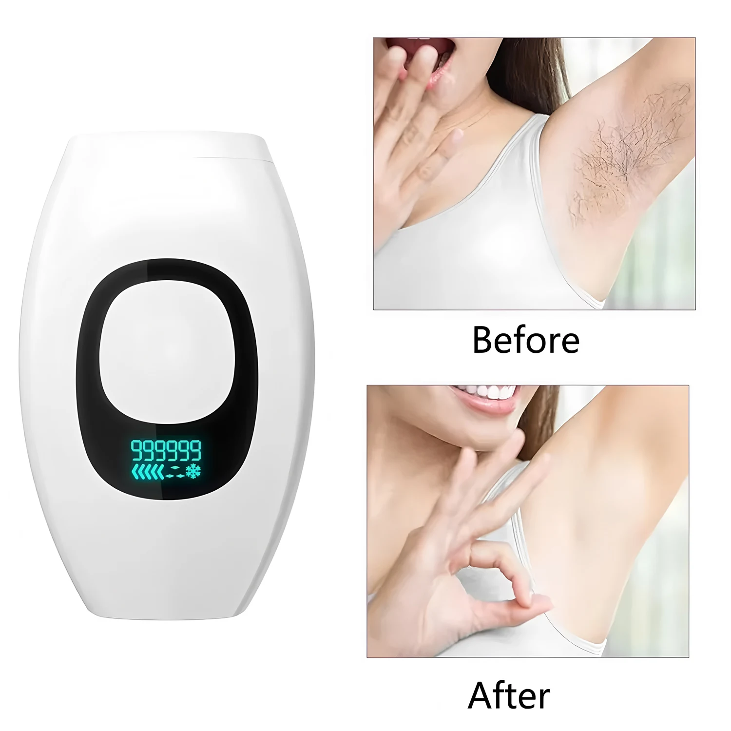 2026 New 999,999 Flashes IPL Pulses Epilator Painless Laser Hair Removal Facial Professional Depilator Devices LCD Display
2026 New 999,999 Flashes IPL Pulses Epilator Painless Laser Hair Removal Facial Professional Depilator Devices LCD Display