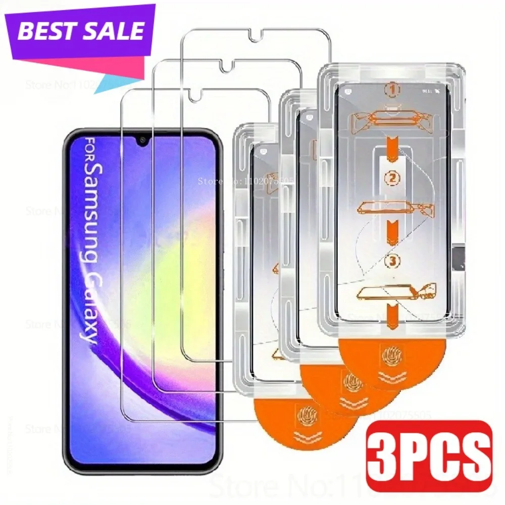 3Pcs High-definition Tempered Glass for Samsung Galaxy A36 A35 A26 A15 A16 A56 A52 A55 A52 A13 A33 Dustproof Pull-out Film Boxes
3Pcs High-definition Tempered Glass for Samsung Galaxy A36 A35 A26 A15 A16 A56 A52 A55 A52 A13 A33 Dustproof Pull-out Film Boxes