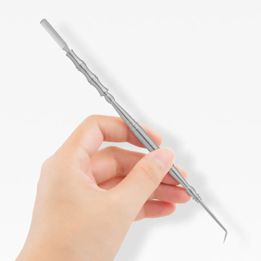 Eyelash Lifting Tool Stainless Steel Bamboo Comb Separator Silver Handle For Extension Curling Coloring Lightweight
Eyelash Lifting Tool Stainless Steel Bamboo Comb Separator Silver Handle For Extension Curling Coloring Lightweight