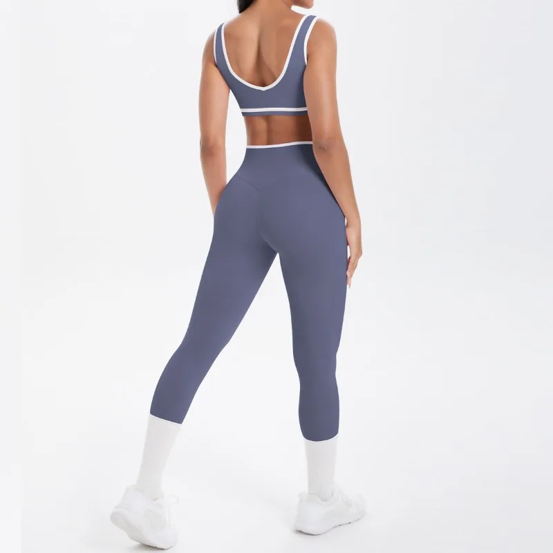 Women's Contrasting Yoga Clothes High Elasticity Breathable Sexy Beautiful Back Yoga Clothes Outdoor Running Fitness Clothes
Women's Contrasting Yoga Clothes High Elasticity Breathable Sexy Beautiful Back Yoga Clothes Outdoor Running Fitness Clothes