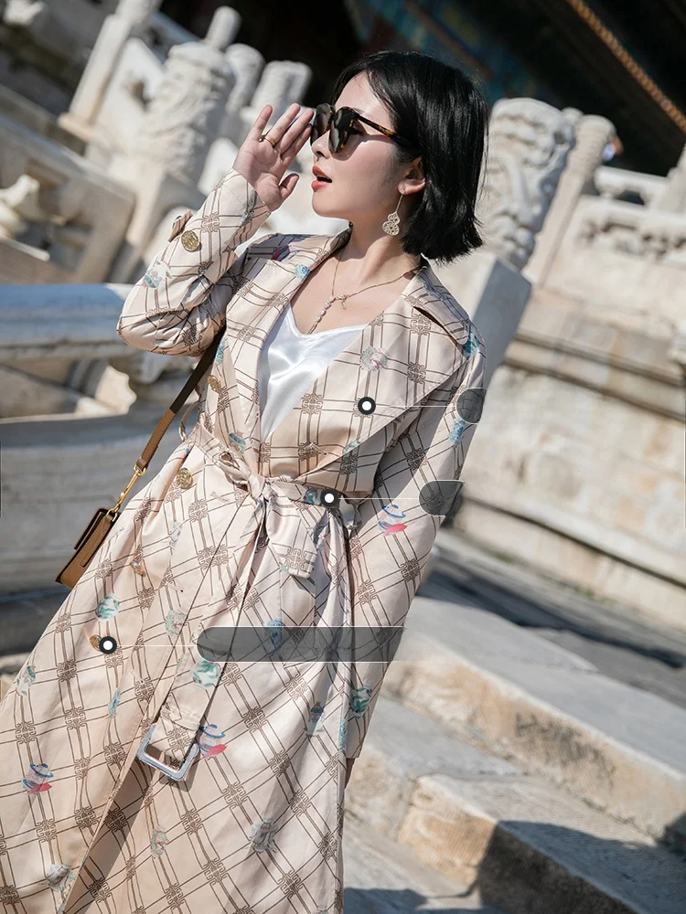 Artist Collaborative Long Casual Women's Windbreaker Jaet High End Brand Personali Workwear Polyester Blend Coat
Artist Collaborative Long Casual Women's Windbreaker Jaet High End Brand Personali Workwear Polyester Blend Coat