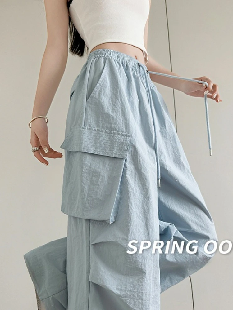 New Cargo Pants Women Fashion Streetwear High Waist Thin Casual Sweatpants Harajuku Sports Pants Woman Fashion Loose Trousers
New Cargo Pants Women Fashion Streetwear High Waist Thin Casual Sweatpants Harajuku Sports Pants Woman Fashion Loose Trousers