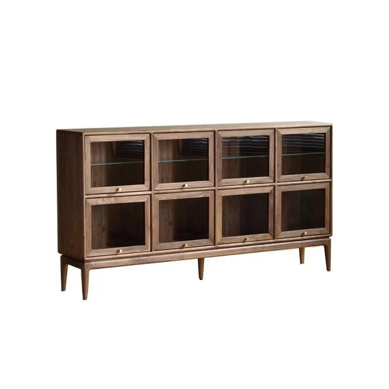 All solid wood tea set, porcelain glass, lighted display cabinet, black walnut flip door, restaurant figure
All solid wood tea set, porcelain glass, lighted display cabinet, black walnut flip door, restaurant figure