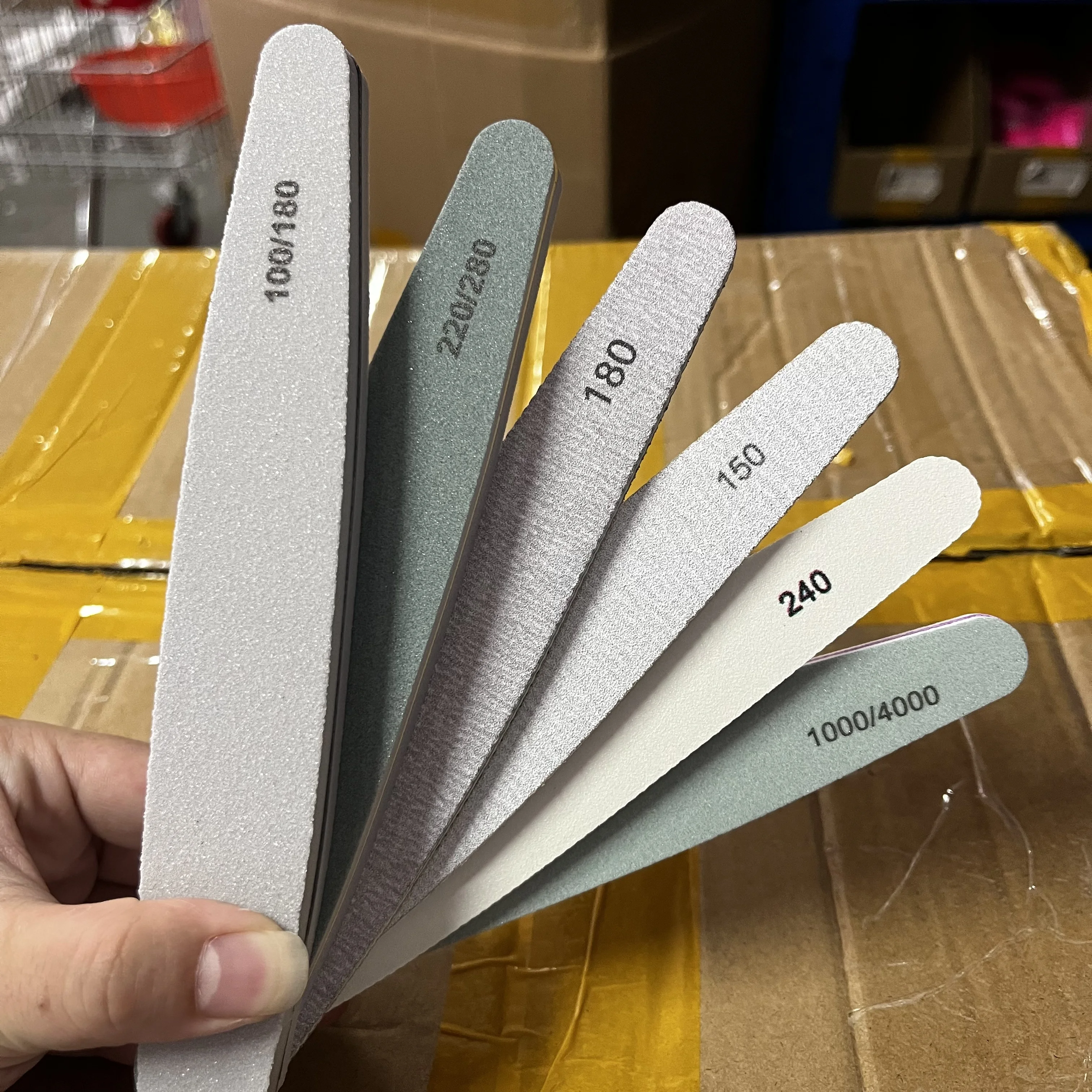 6Pcs/Box Purple Core Thickened Nail Files 220/280-100/180-1000/4000-240-180-150 2 Side Sanding Manicure File 4mm/8mm/12mm Tools*
6Pcs/Box Purple Core Thickened Nail Files 220/280-100/180-1000/4000-240-180-150 2 Side Sanding Manicure File 4mm/8mm/12mm Tools*