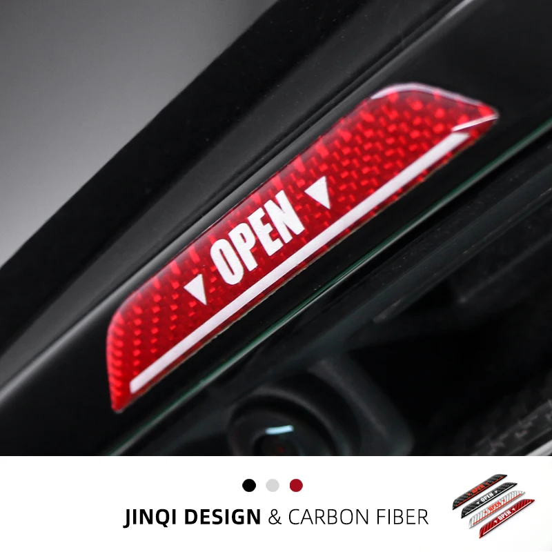 Applicable to Tesla Model 3YSX trunk opening prompt Tiehuan new version of personalized carbon fiber modification accessories
Applicable to Tesla Model 3YSX trunk opening prompt Tiehuan new version of personalized carbon fiber modification accessories