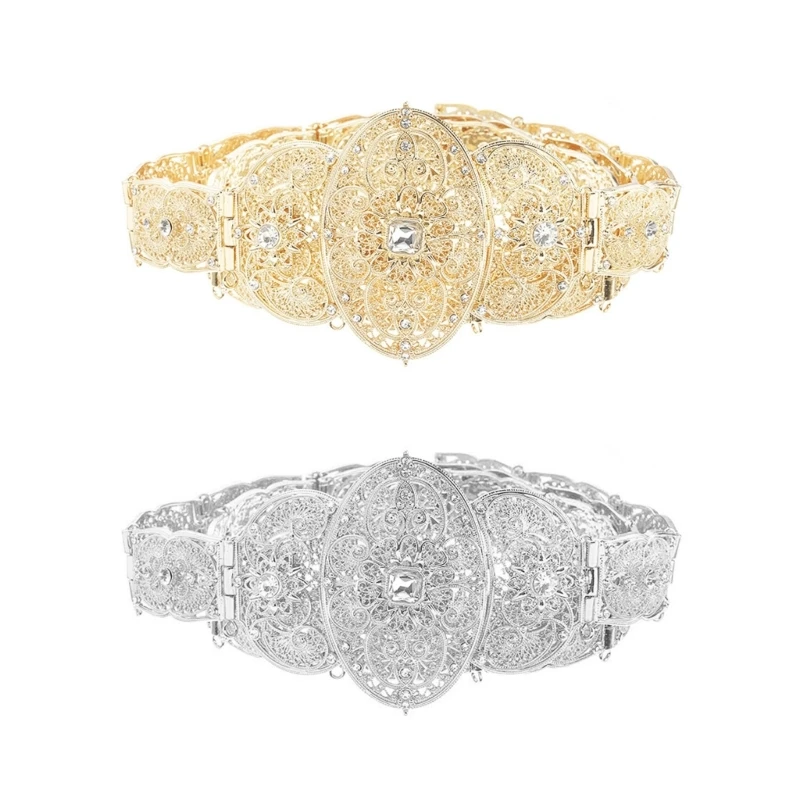 Russian Caucasus Crystal Belt Hollowed Flower Chain Belt for Formal Dress Eye Catching Shimmering Long Robe Wedding Belt
Russian Caucasus Crystal Belt Hollowed Flower Chain Belt for Formal Dress Eye Catching Shimmering Long Robe Wedding Belt