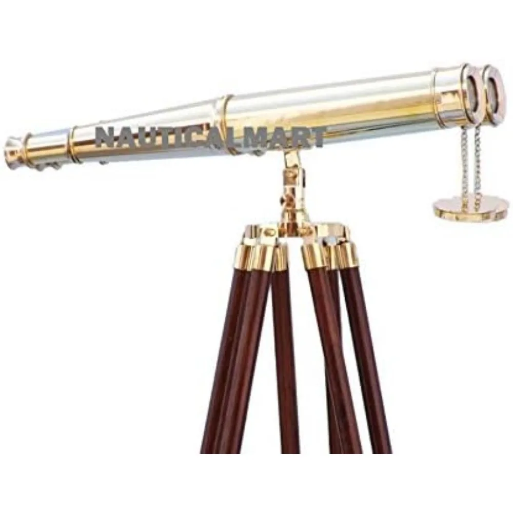 Floor Standing Admiral's Solid Brass Binoculars 62" by Fully Functional Telescope Binocular Nautical Vintage Collec
Floor Standing Admiral's Solid Brass Binoculars 62" by Fully Functional Telescope Binocular Nautical Vintage Collec