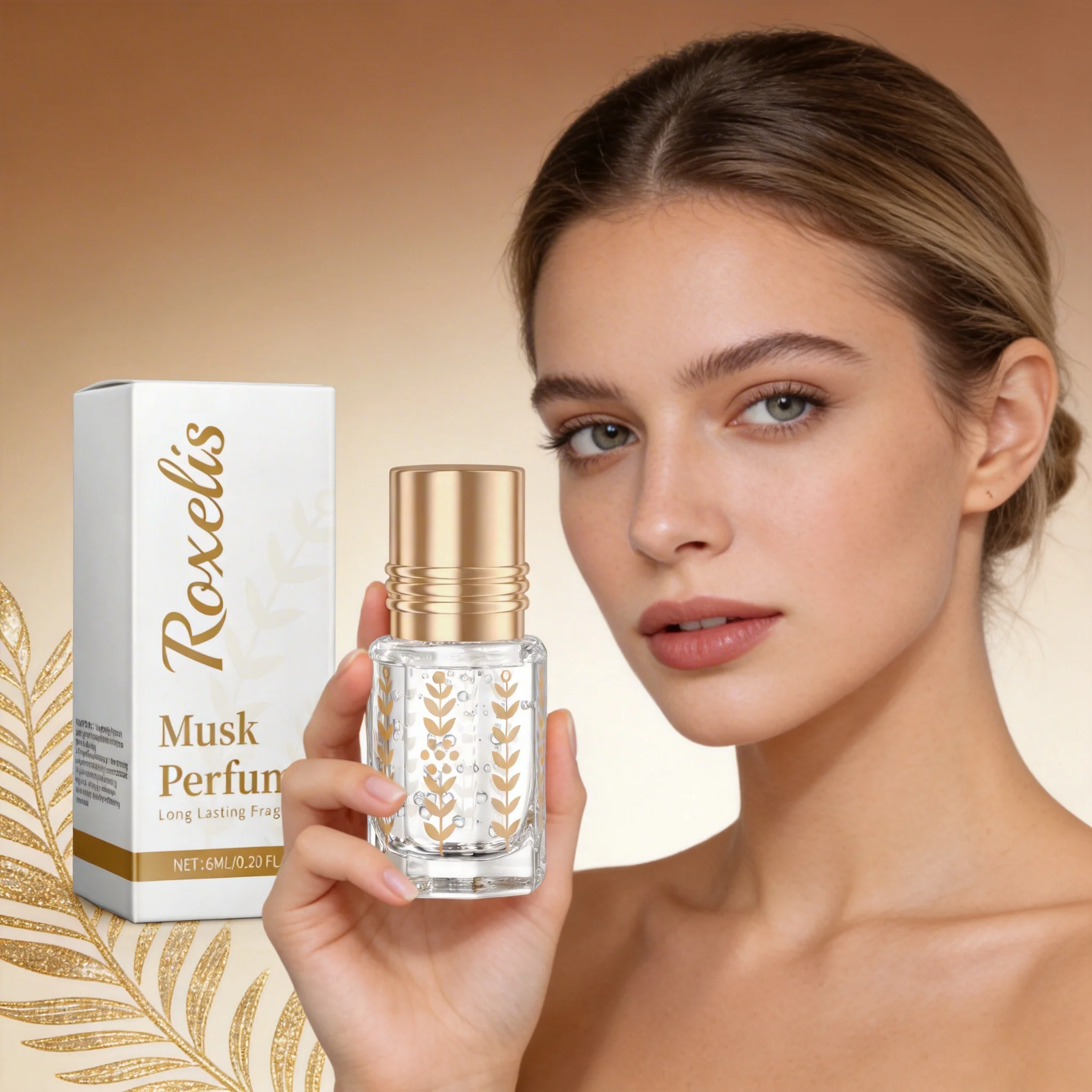 Roxelis 7ml Musk Perfume Natural Fresh Fragrance Lasting Floral Scent Roll On Perfume Portable Travel Body Perfume For Daily Use
Roxelis 7ml Musk Perfume Natural Fresh Fragrance Lasting Floral Scent Roll On Perfume Portable Travel Body Perfume For Daily Use