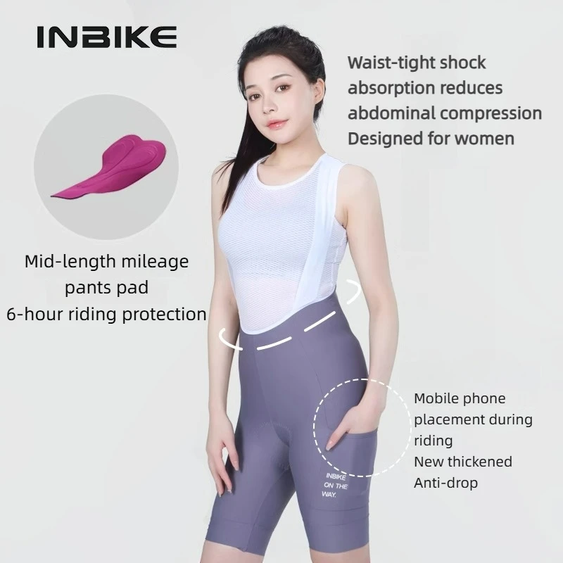 INBIKE женские велосипедные шорты с высокой талией, улучшенные спортивные шорты с мягкой подкладкой и многофункциональными карманами для езды на велосипеде
INBIKE женские велосипедные шорты с высокой талией, улучшенные спортивные шорты с мягкой подкладкой и многофункциональными карманами для езды на велосипеде