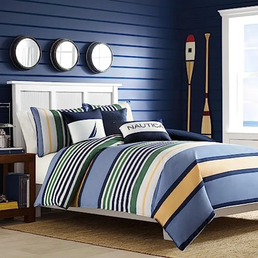 Comforter Set, Reversible Cotton Bedding with Matching Sham, Medium Weight for Year Round Use, Dorm Essentials, Oeko-Tex Certif
Comforter Set, Reversible Cotton Bedding with Matching Sham, Medium Weight for Year Round Use, Dorm Essentials, Oeko-Tex Certif
