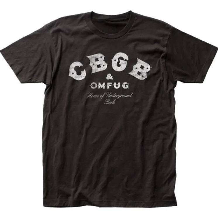 CBGB distressed logo t-shirt, classic punk club tee, black unisex mens shirt
CBGB distressed logo t-shirt, classic punk club tee, black unisex mens shirt