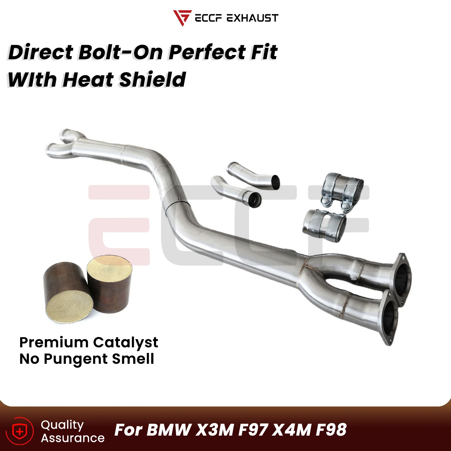 ECCF Sporty Stainless steel 3.5-inch design Single mid pipe For BMW X3M F97 X4M F98 Aggressive Sound Plug and Play
ECCF Sporty Stainless steel 3.5-inch design Single mid pipe For BMW X3M F97 X4M F98 Aggressive Sound Plug and Play