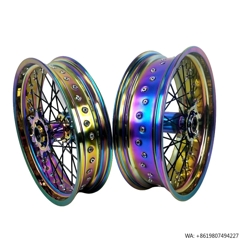 Symphony Wheels Set Fit EXC SXF EXC 2022-2024 Years 17*3.5 17*5.0 Motorcycle Supermoto Wheels 17 Dirt Bike Rainbow Color Wheels
Symphony Wheels Set Fit EXC SXF EXC 2022-2024 Years 17*3.5 17*5.0 Motorcycle Supermoto Wheels 17 Dirt Bike Rainbow Color Wheels