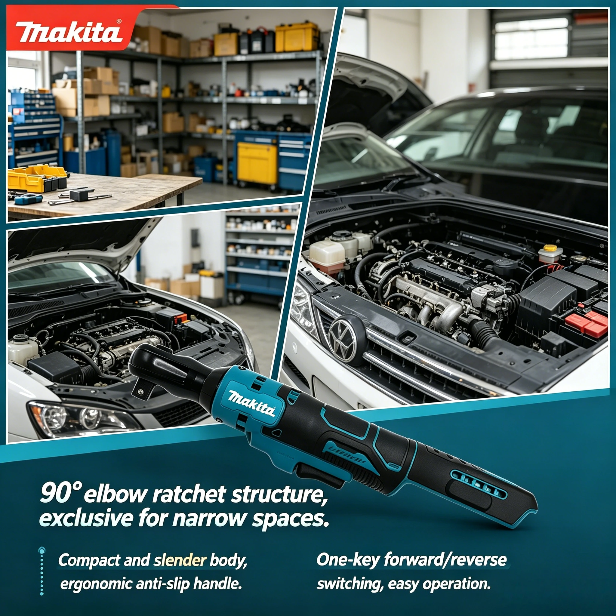 Makita 18V Brushless Motor Ratchet Wrench: Variable Speed Cordless Power Tool for 10/13/15mm Fasteners(only machine)
Makita 18V Brushless Motor Ratchet Wrench: Variable Speed Cordless Power Tool for 10/13/15mm Fasteners(only machine)