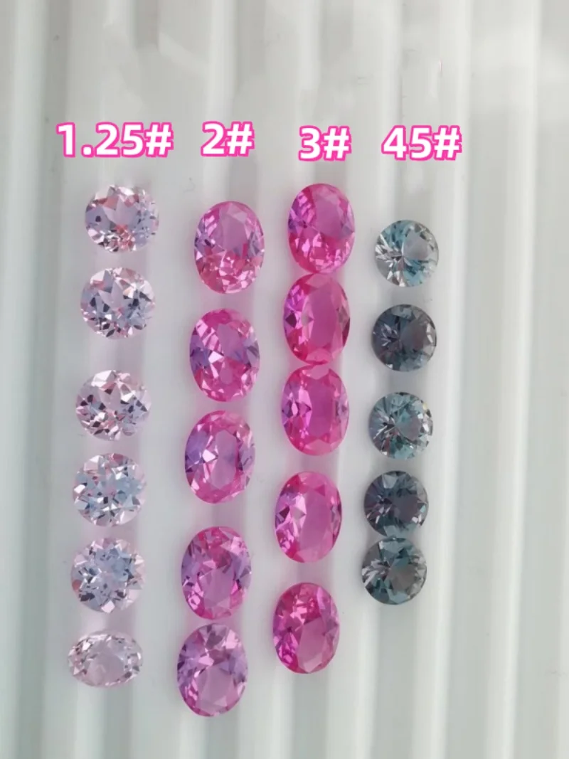 500pcs/bag 2# Ruby Corundum Small Size 1~3mm Round Brilliant Cut Synthetic Corundum Pink Loose Stones For Jewelry DIY Making
500pcs/bag 2# Ruby Corundum Small Size 1~3mm Round Brilliant Cut Synthetic Corundum Pink Loose Stones For Jewelry DIY Making
