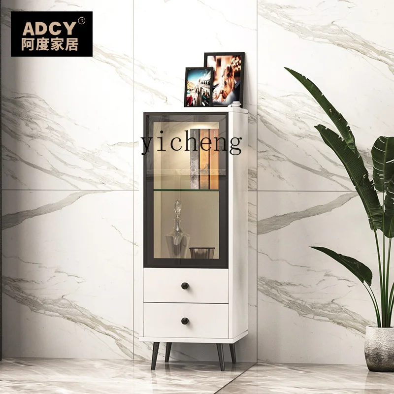 XL light luxury small wine cabinet integrated against the wall household small dining side cabinet narrow vertical cabinet
XL light luxury small wine cabinet integrated against the wall household small dining side cabinet narrow vertical cabinet