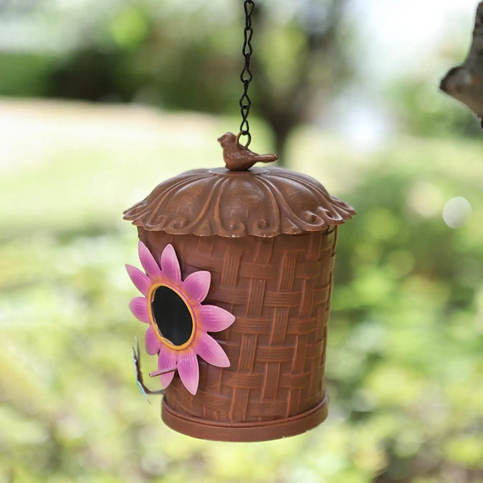 Садовое подвесное декоративное птичье гнездо для птиц для балконов, декор двора
Садовое подвесное декоративное птичье гнездо для птиц для балконов, декор двора