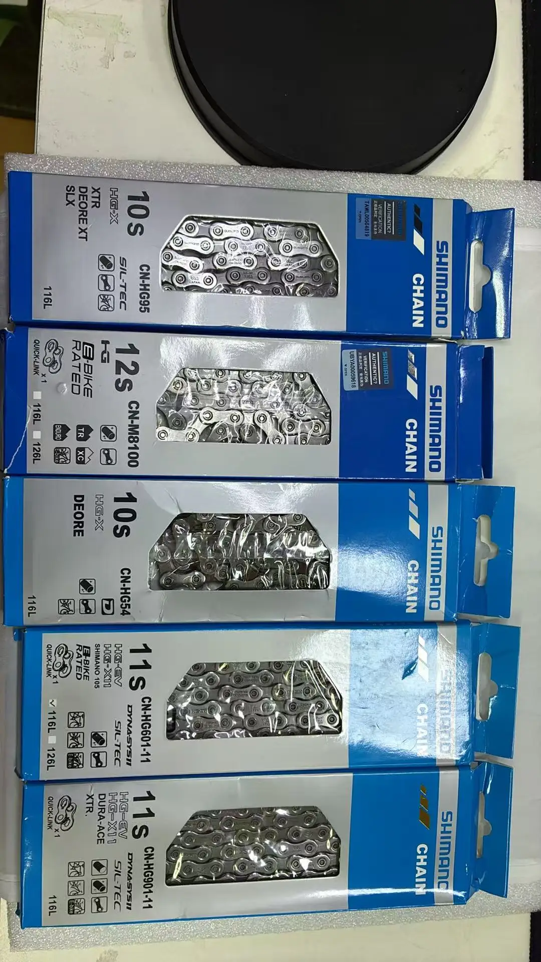 Shimano for Mountain Bike Drivetrain CN-HG53 HG54 9-10 Speed Chain
Shimano for Mountain Bike Drivetrain CN-HG53 HG54 9-10 Speed Chain
