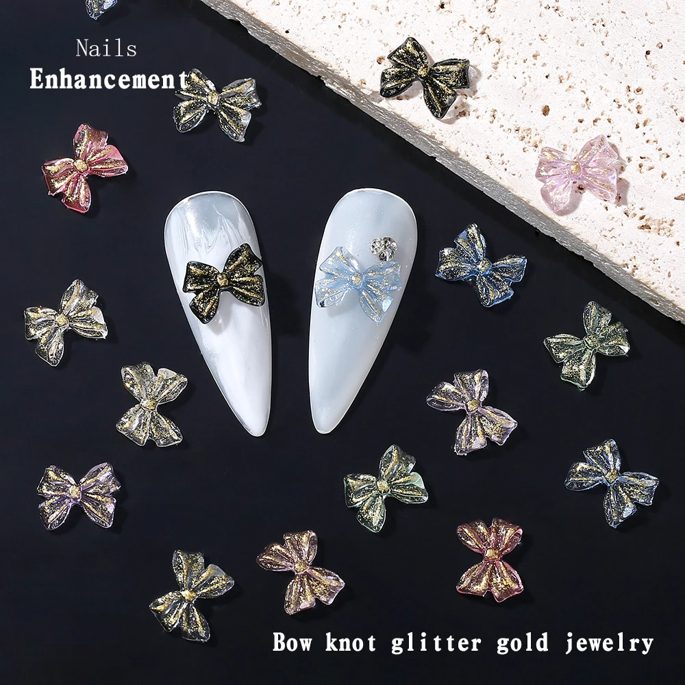 10pcs/bag New Ice Transparent Resin Bow Knot Nail Charms Decoration Glitter Nails Art Design Ornament DIY Manicure Accessories
10pcs/bag New Ice Transparent Resin Bow Knot Nail Charms Decoration Glitter Nails Art Design Ornament DIY Manicure Accessories