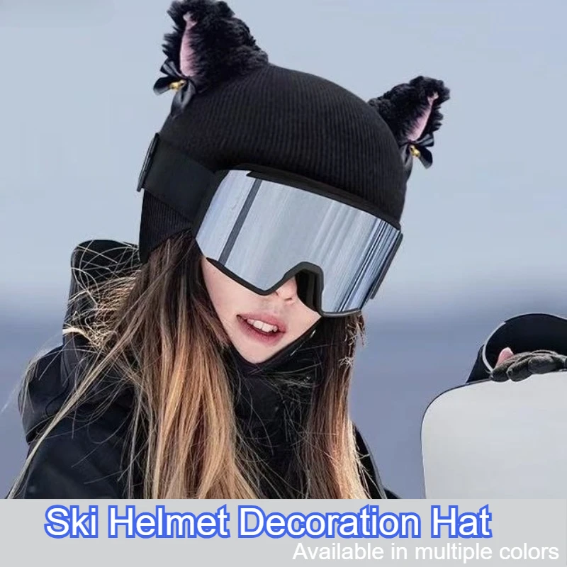 Cute Ski Helmet Cover Cartoon Doll Decoration Plush Hat Personalized Fashionable Girl Woman Snowboard Skiing Skating Winter
Cute Ski Helmet Cover Cartoon Doll Decoration Plush Hat Personalized Fashionable Girl Woman Snowboard Skiing Skating Winter