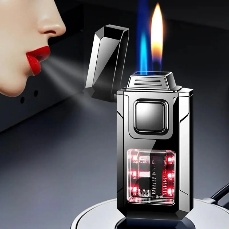 Novelty Voice Control Lighter, Windproof Metal Lighter With LED Display, Ideal Gift For Holiday & Camping (Without Fuel)
Novelty Voice Control Lighter, Windproof Metal Lighter With LED Display, Ideal Gift For Holiday & Camping (Without Fuel)