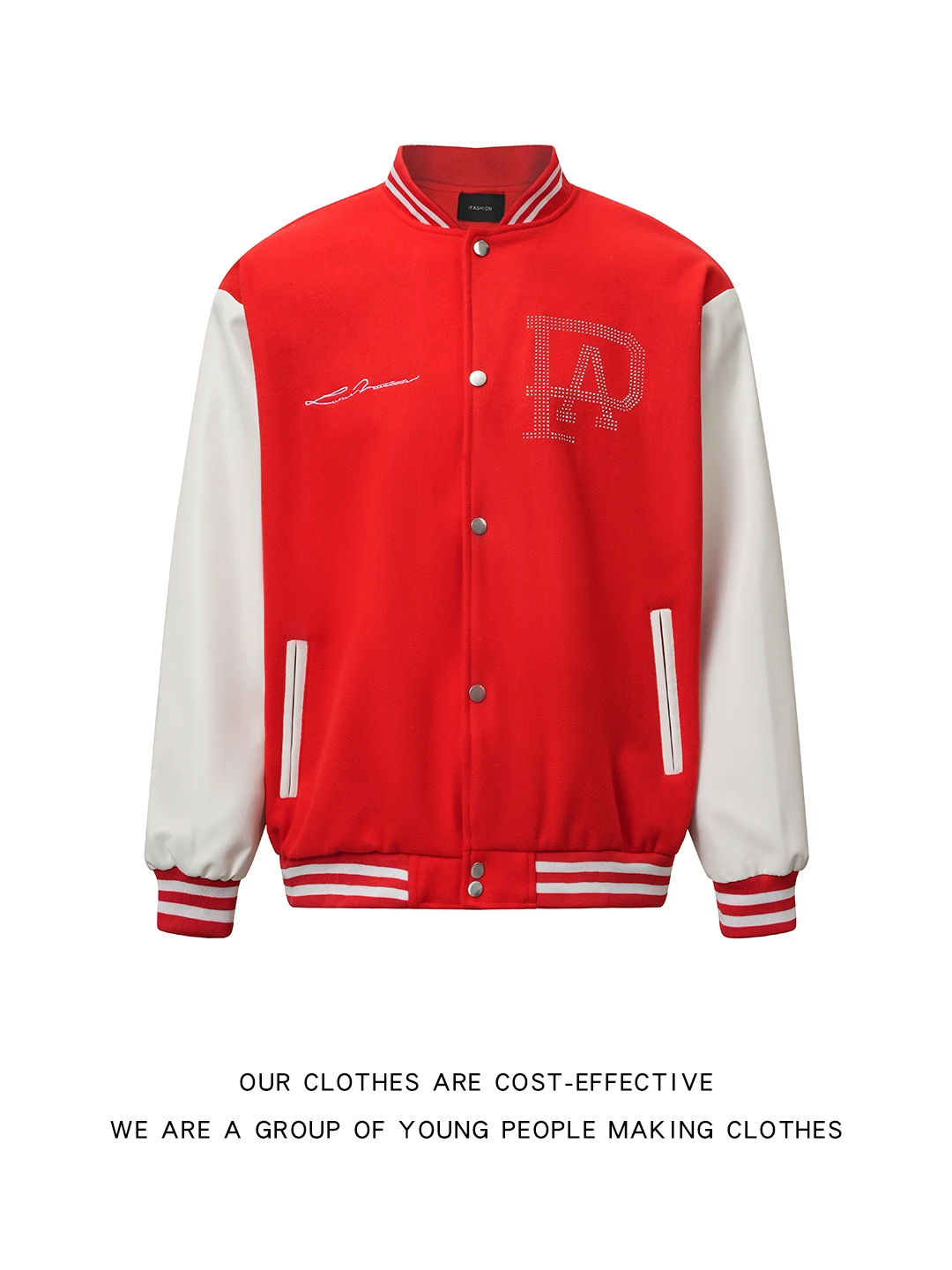 American Sle Pearl Letter Baseball Jaet Loose Casual Men's Women's Outerwear Heavyweight Pilot Coat for Couples
American Sle Pearl Letter Baseball Jaet Loose Casual Men's Women's Outerwear Heavyweight Pilot Coat for Couples