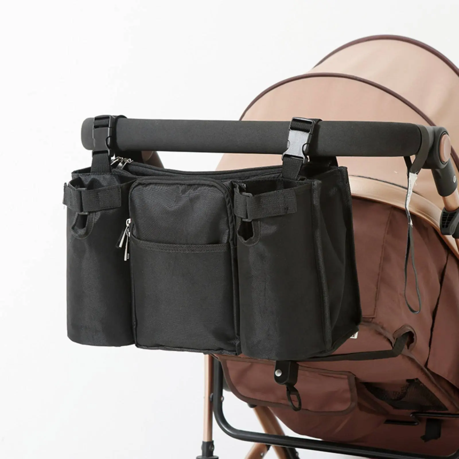 Stroller Organizer with Phone Bag Large Capacity Baby Stroller Hanging Organizer Long-Lasting Oxford Cloth Easy to Clean
Stroller Organizer with Phone Bag Large Capacity Baby Stroller Hanging Organizer Long-Lasting Oxford Cloth Easy to Clean