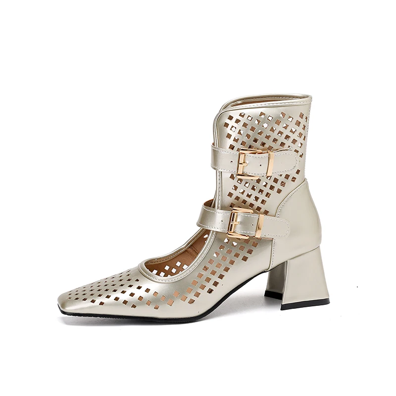 Women's Summer Ankle Boots and Sandals 2025 Mesh Shoes Square Toe Buckles Decor Hollow Out Fishnet Walk Wear
Women's Summer Ankle Boots and Sandals 2025 Mesh Shoes Square Toe Buckles Decor Hollow Out Fishnet Walk Wear