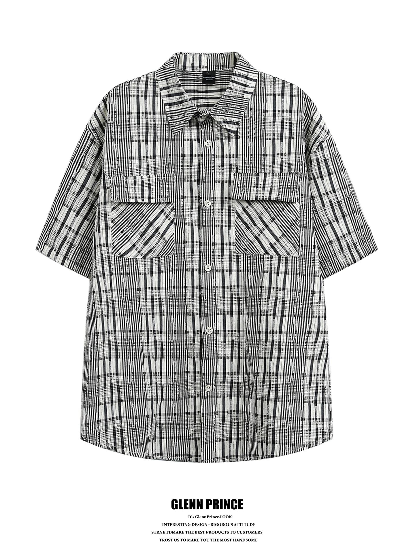 GPstudio Korean Style Retro Floral Short Sleeve Shirt Men's Summer Loose Casual Plaid Shirt Breathable Comfortable Polyester ...
GPstudio Korean Style Retro Floral Short Sleeve Shirt Men's Summer Loose Casual Plaid Shirt Breathable Comfortable Polyester ...