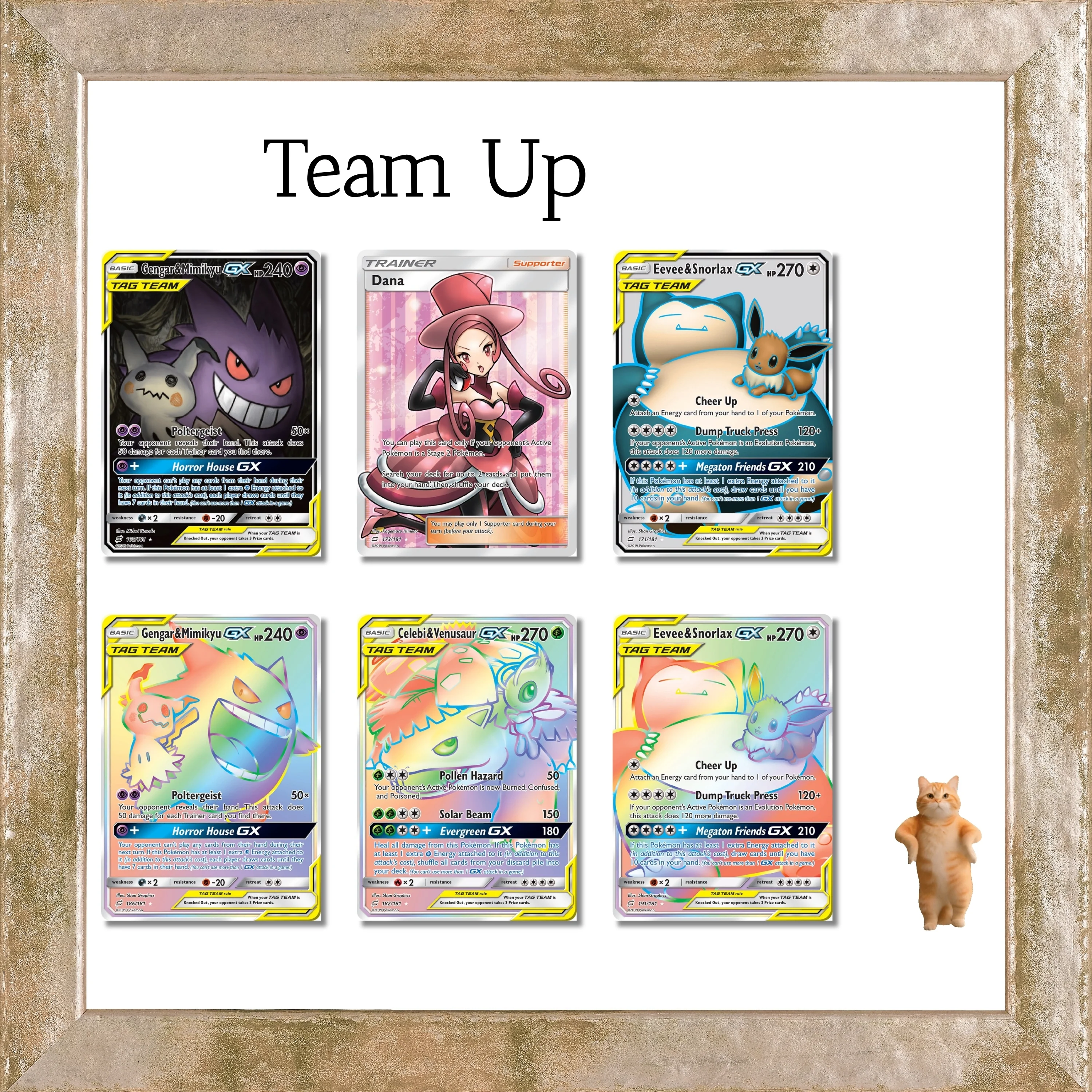 PTCG Proxy Team Up TEU Cards - TAG TEAM GX Collection, Celebi/Gengar/Pikachu, High-Quality Replica TCG
PTCG Proxy Team Up TEU Cards - TAG TEAM GX Collection, Celebi/Gengar/Pikachu, High-Quality Replica TCG