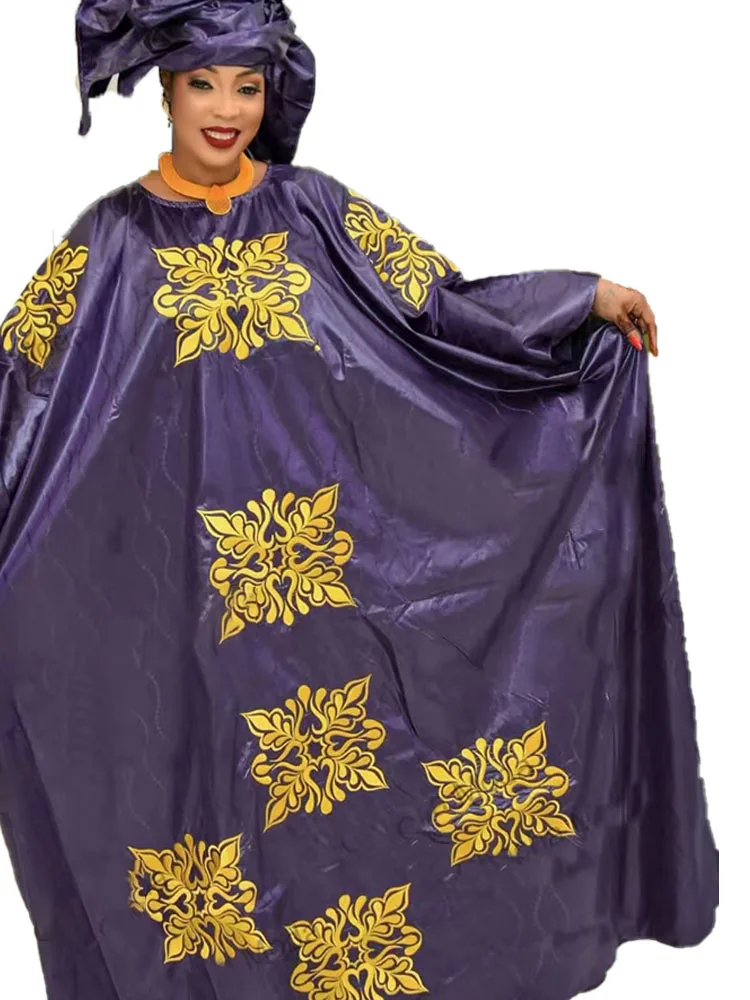 New In Dresses:Chic Bazin Long Dress with Headscarf - Trendy African Dresses for Women, Perfect for Parties and Everyday Outings
New In Dresses:Chic Bazin Long Dress with Headscarf - Trendy African Dresses for Women, Perfect for Parties and Everyday Outings