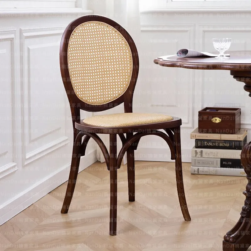 Rattan Dining Chair with Solid Wood Frame,Round Arc Back Design&Comfortable Seat, Multi-Purpose Desk Chair,Home Decor Accent
Rattan Dining Chair with Solid Wood Frame,Round Arc Back Design&Comfortable Seat, Multi-Purpose Desk Chair,Home Decor Accent