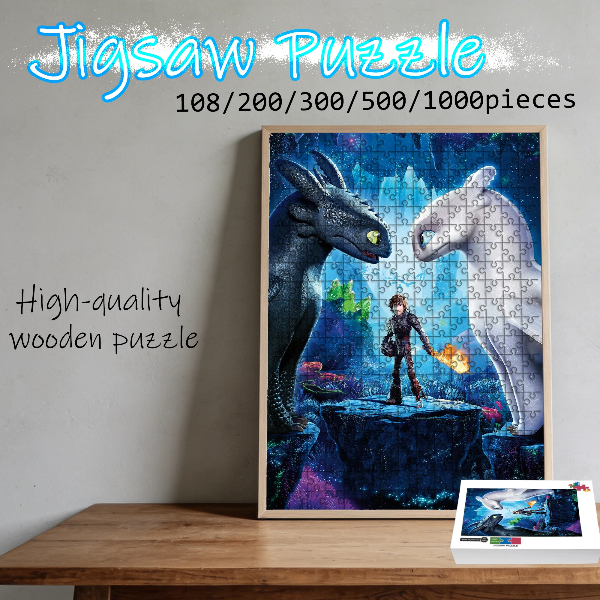 Пазл Dragon Master 108/200/300/500/1000 элементов, подарок для снятия стресса для взрослых фанатов, высокое качество
Пазл Dragon Master 108/200/300/500/1000 элементов, подарок для снятия стресса для взрослых фанатов, высокое качество
