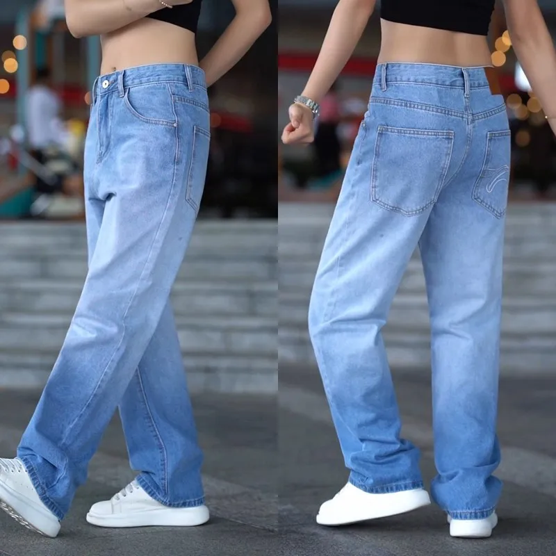 Удобные мужские повседневные джинсы из денима свободного кроя, прямые, модные, городские, молодежные, осенние
Удобные мужские повседневные джинсы из денима свободного кроя, прямые, модные, городские, молодежные, осенние