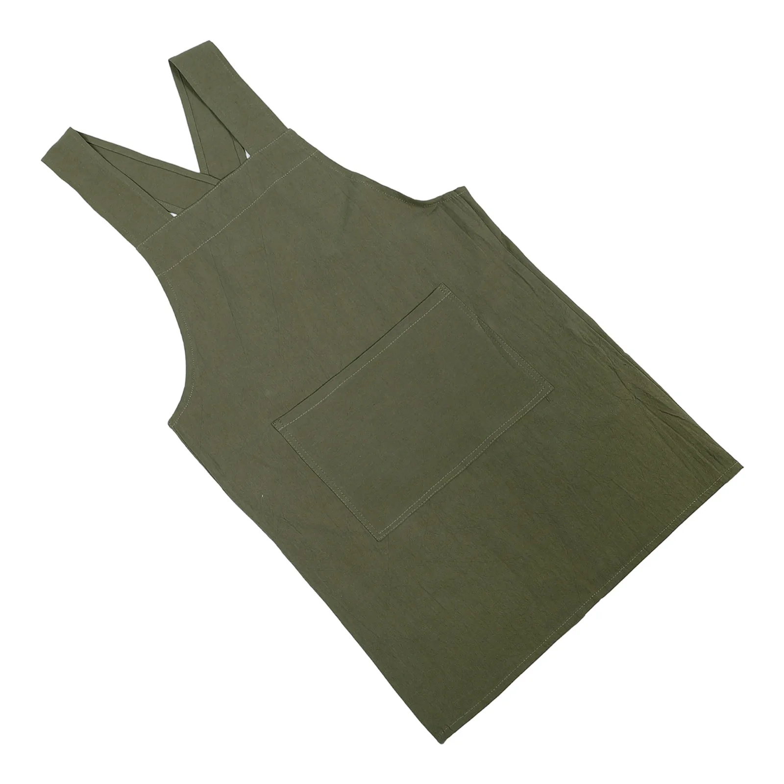 Summer No-Tie Apron Women Pockets Cotton Faux Linen Crossback Nail Tech Hair Stylist Work Housekeeping Artist Kitchen
Summer No-Tie Apron Women Pockets Cotton Faux Linen Crossback Nail Tech Hair Stylist Work Housekeeping Artist Kitchen