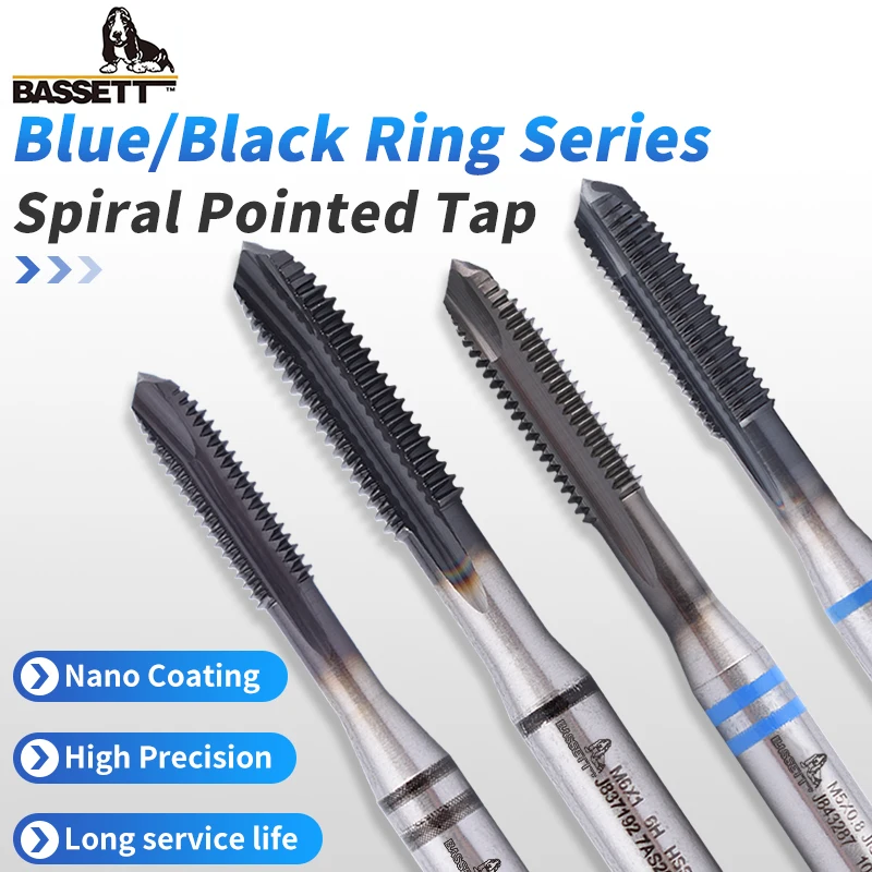 1PCS/5PCS BASSETT HSSE-M35 With JP Spiral Pointed Tap M2 M2.5 M3 M4M5M6M8M10M12M14M16 Machine Screw Thread Tap
1PCS/5PCS BASSETT HSSE-M35 With JP Spiral Pointed Tap M2 M2.5 M3 M4M5M6M8M10M12M14M16 Machine Screw Thread Tap